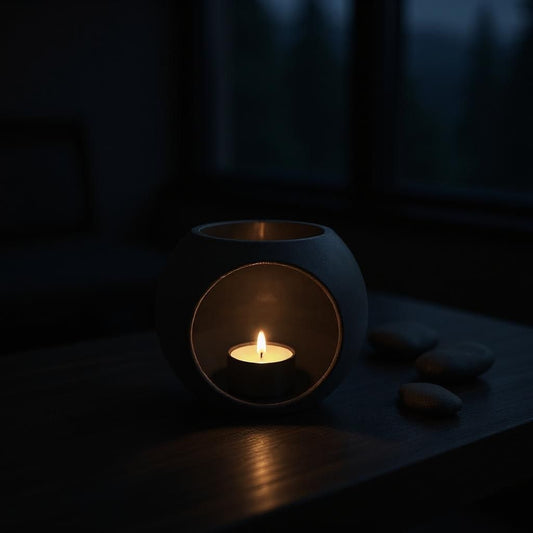 Modern Ball (LED) Tealight Holder