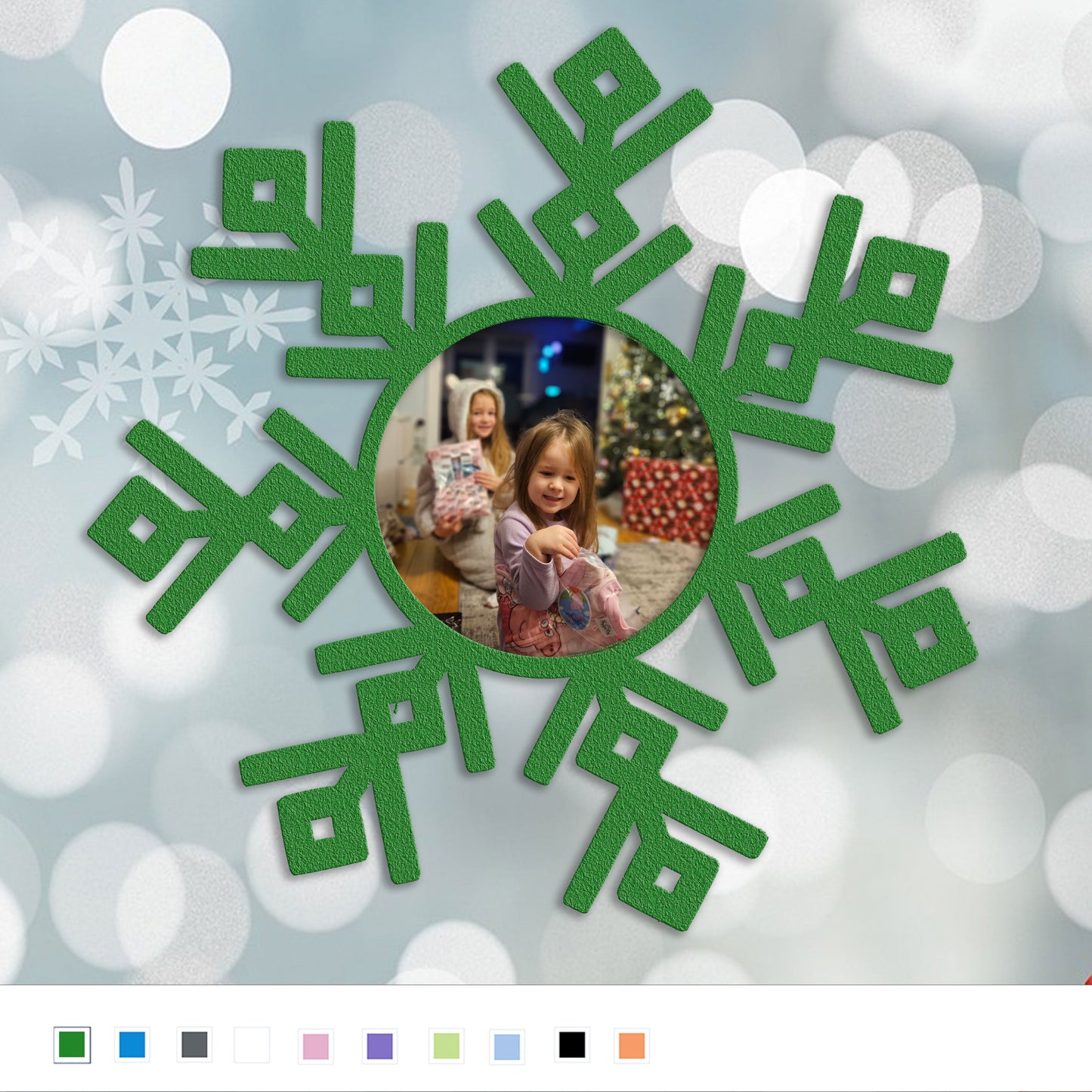 Snowflake with your photo