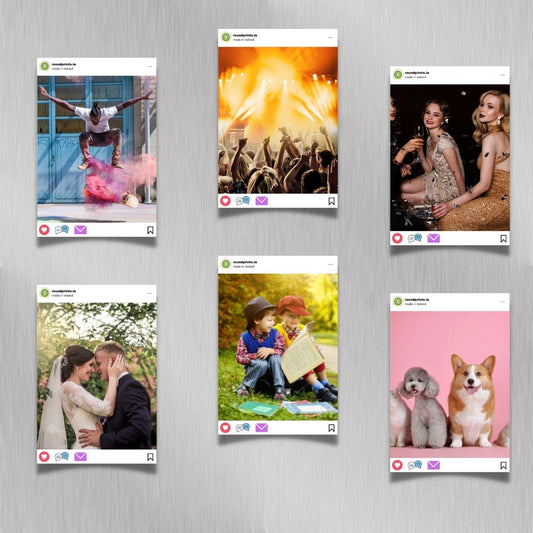 6 "Social" Fridge Magnets