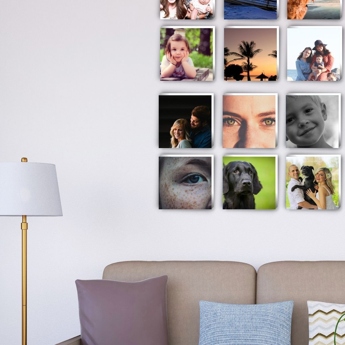 20 mosaicos de fotos Infinity (15cm)