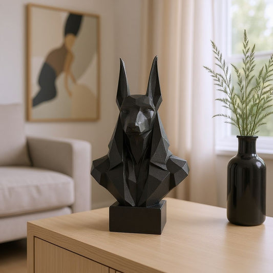 Low Poly Anubis Bust