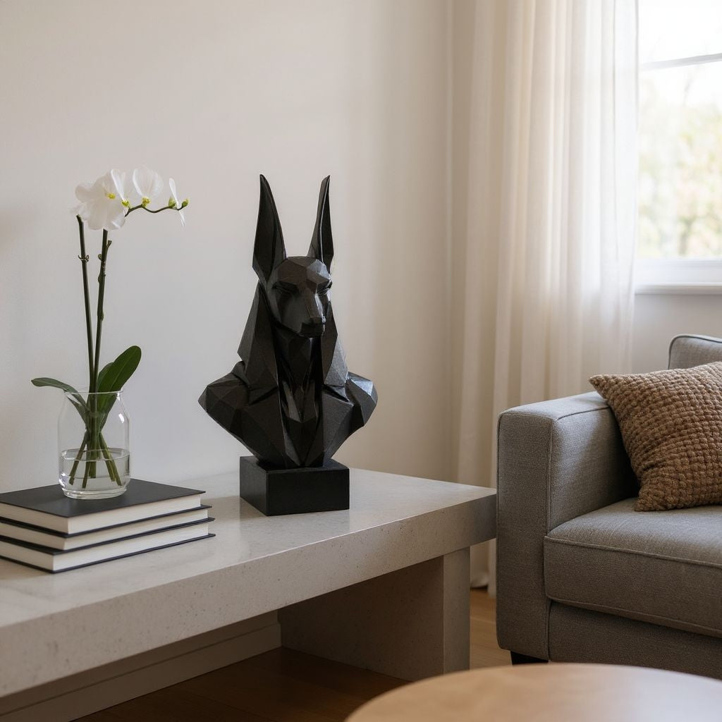 Low Poly Anubis Bust