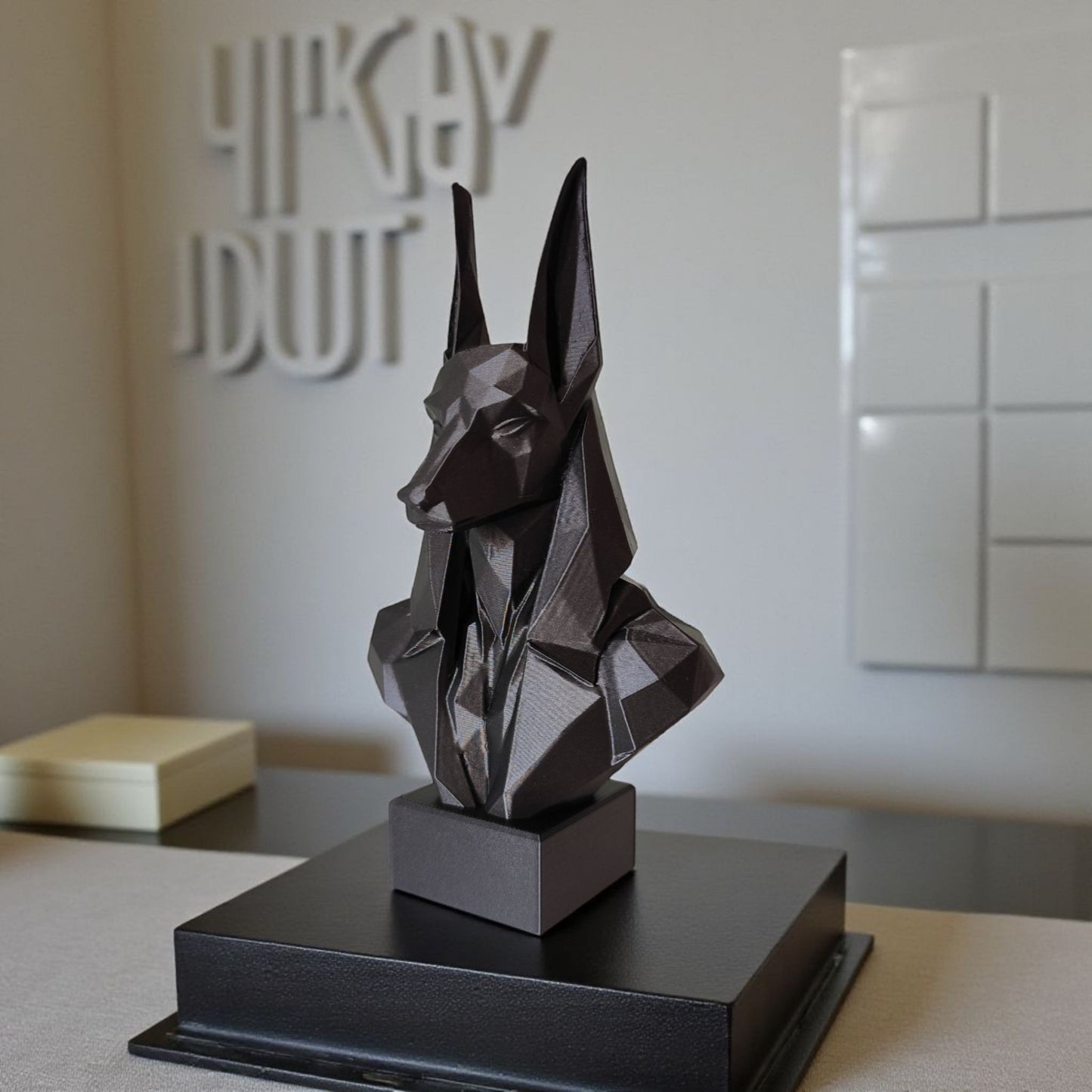 Low Poly Anubis Bust
