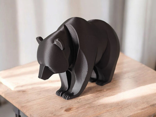 Minimalistically Designed Bear Sculpture