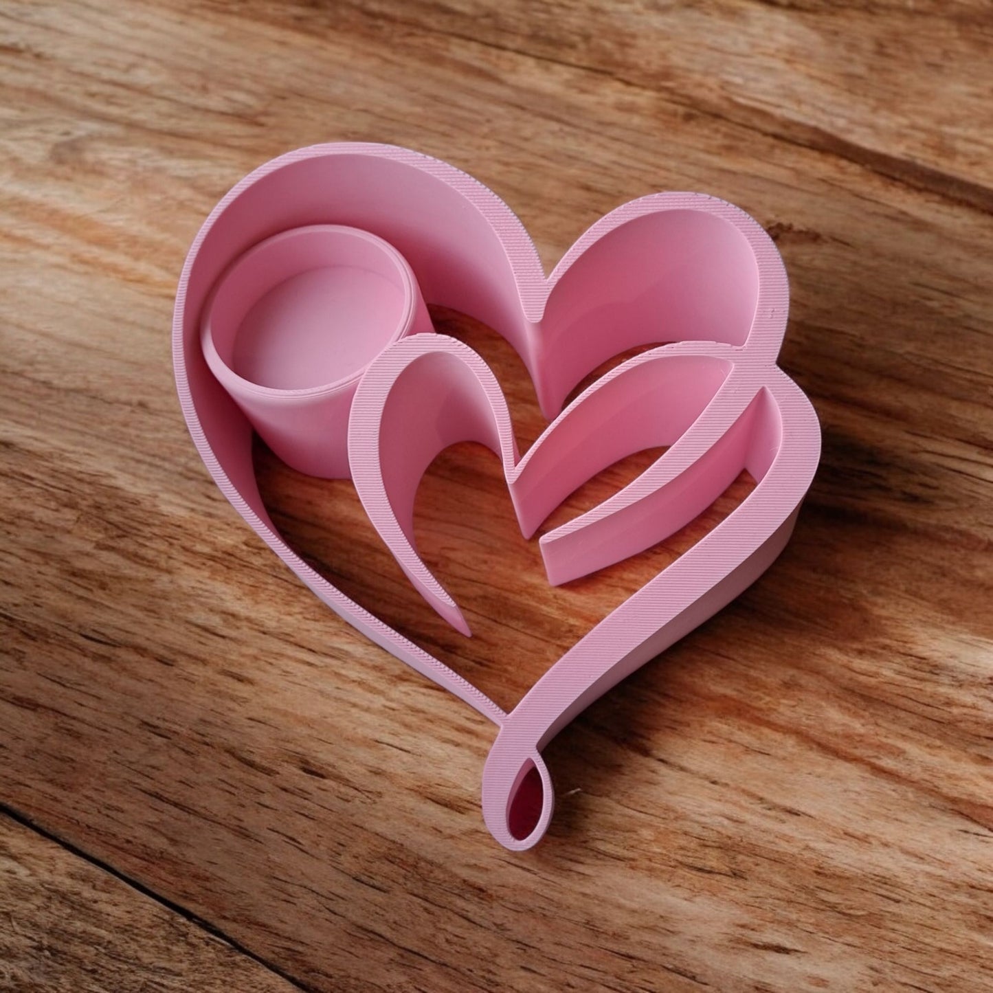 Tealight holder 'Two Hearts' Valentine's Day Gift