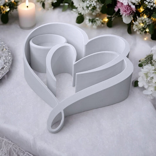 Tealight holder 'Two Hearts' Valentine's Day Gift