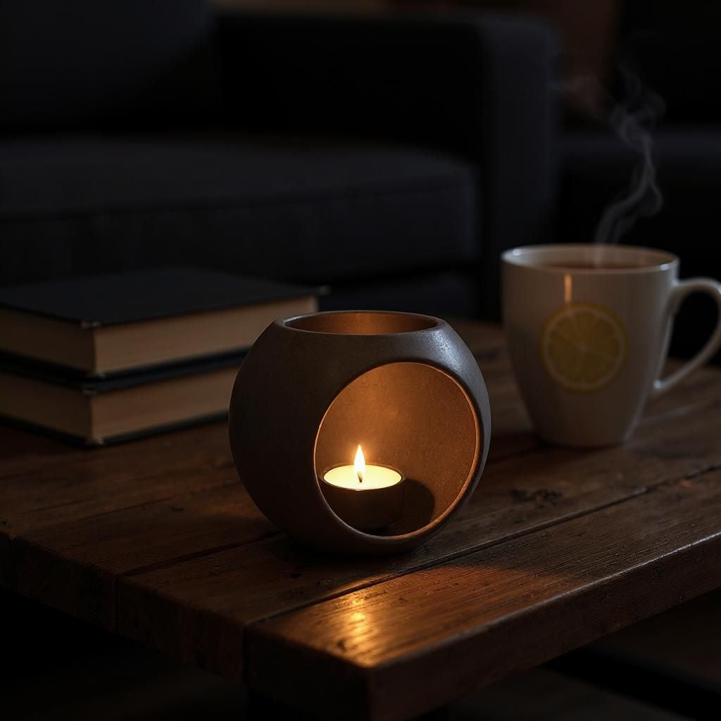 Modern Ball (LED) Tealight Holder
