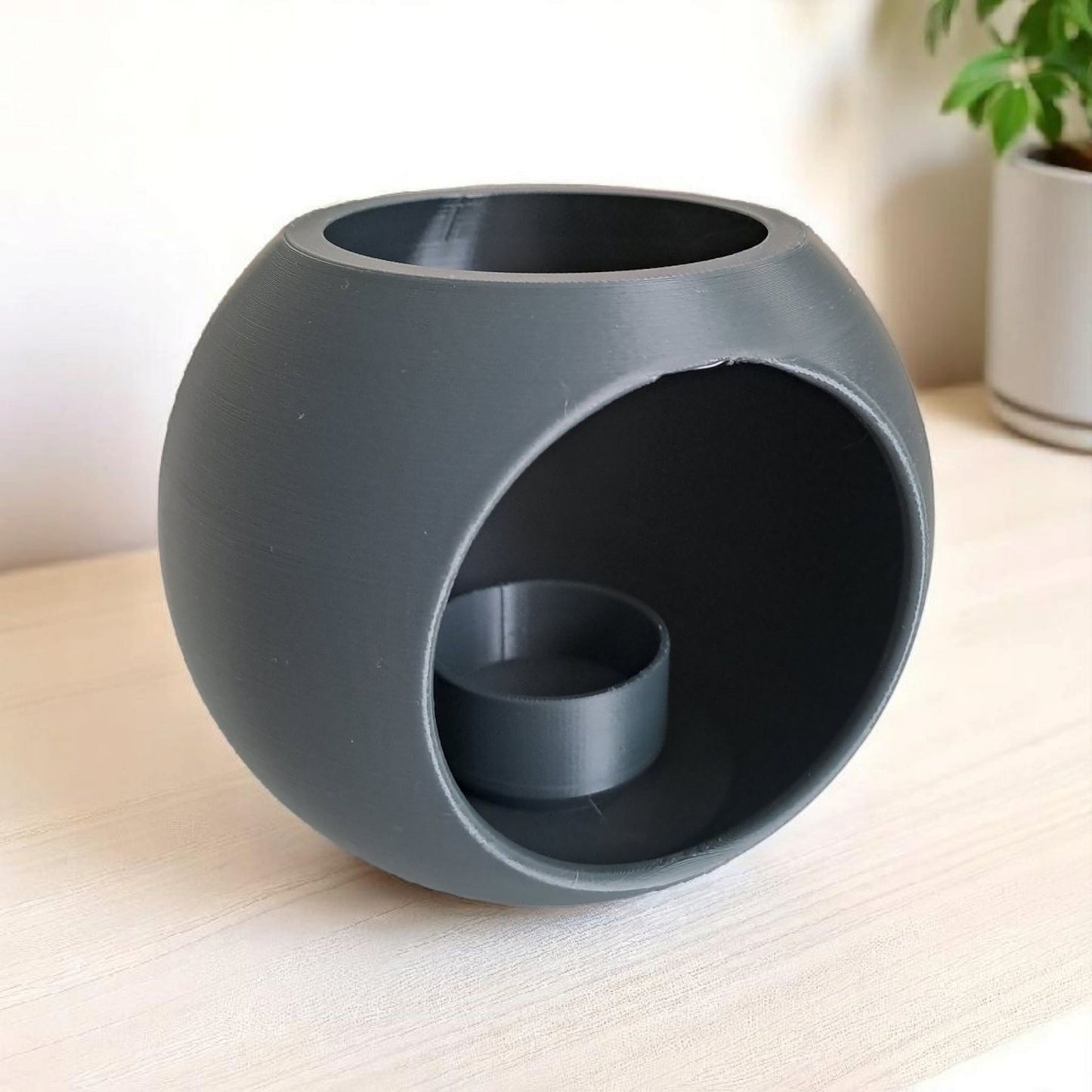 Modern Ball (LED) Tealight Holder