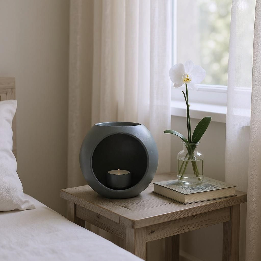 Modern Ball (LED) Tealight Holder