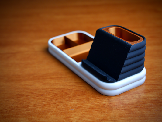 Cloud Desk Organizer with Phone and Earbuds Holder