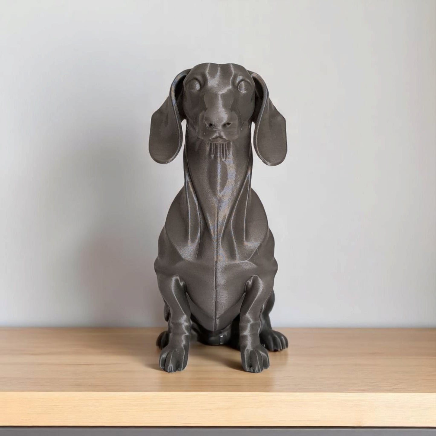 Minimalist Modern Dachshund Figure, Sculpture