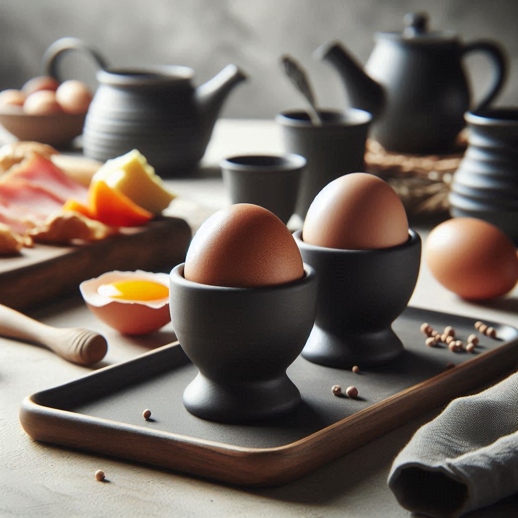 Modern Egg Cups, Egg Holders - Set of 2