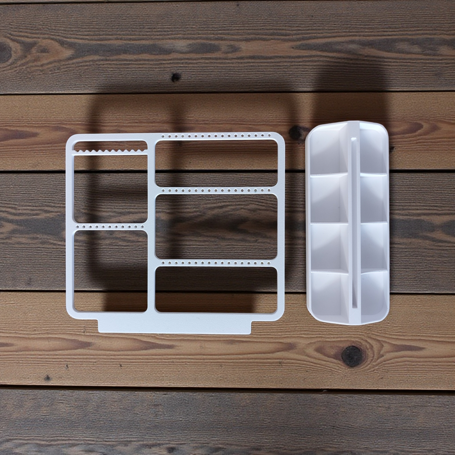 Jewelry organizer for earrings, rings & necklaces