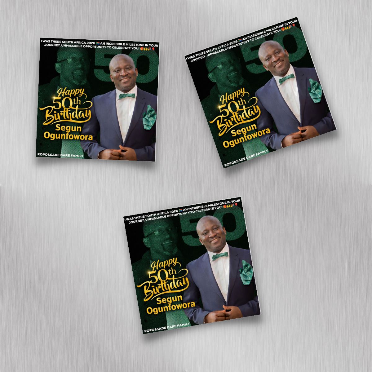 Set of magnets Template Akinropo