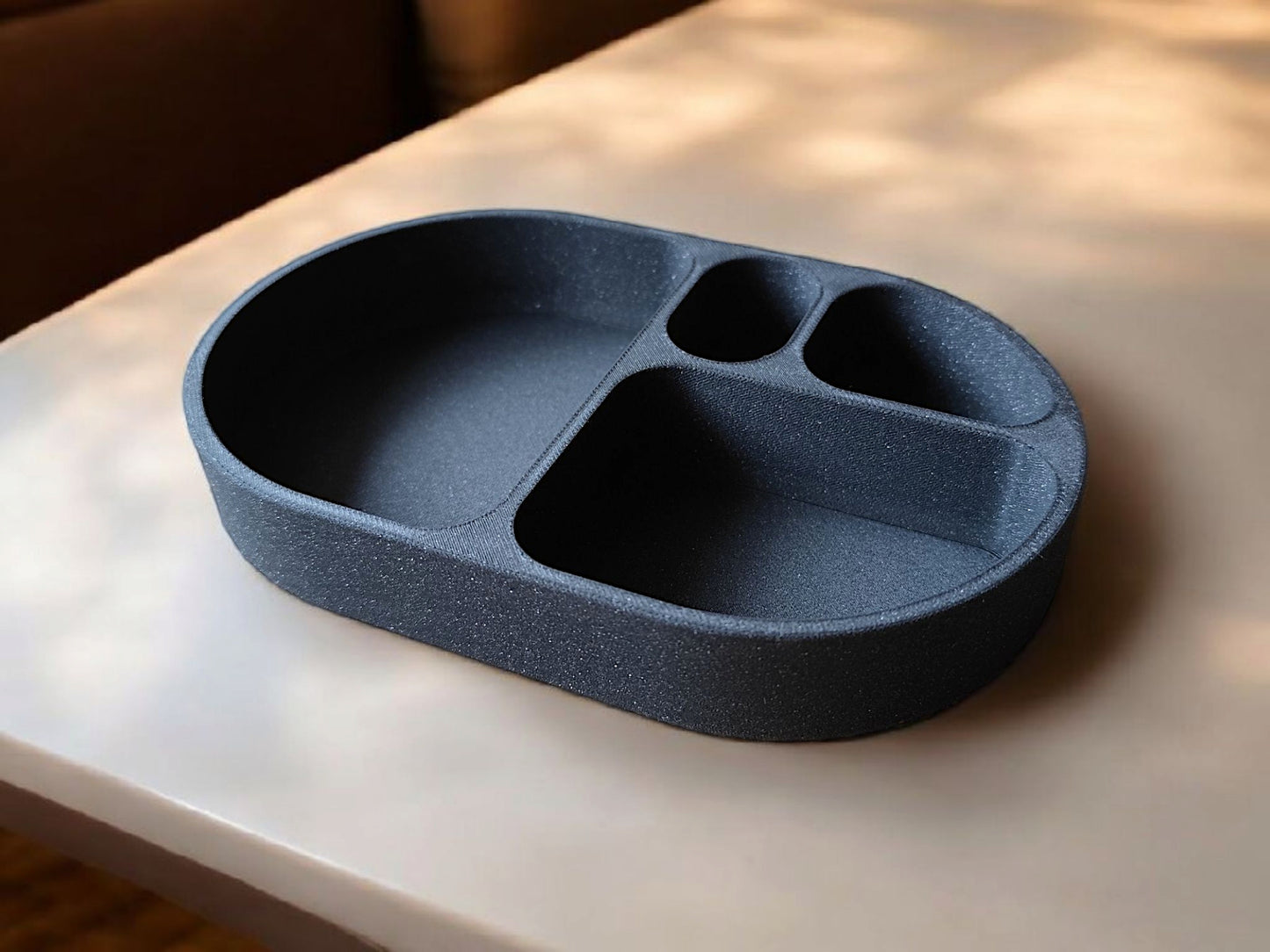 Modern Rounded Key and Coin Tray