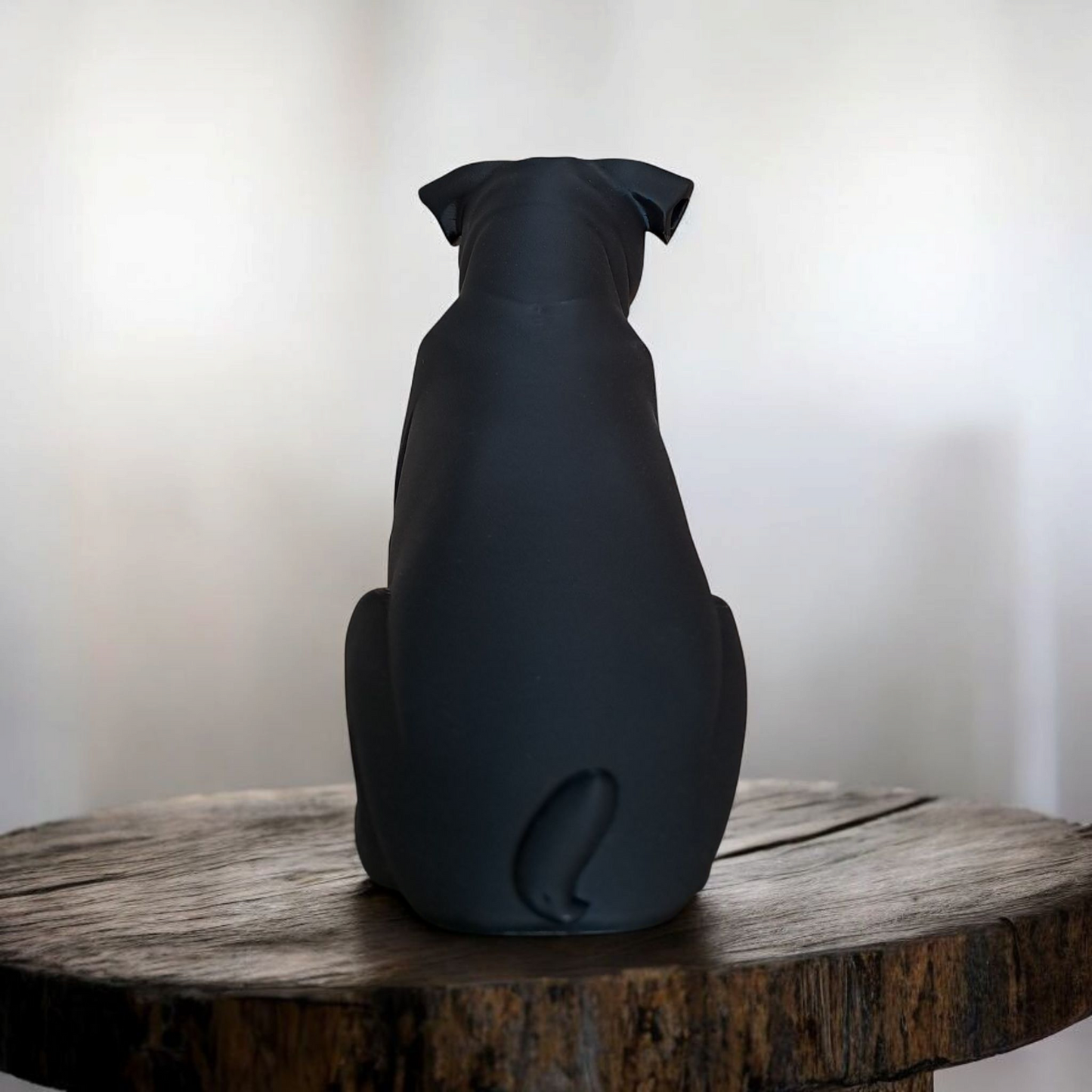 Minimalist Pug Sculpture, Pug Statue