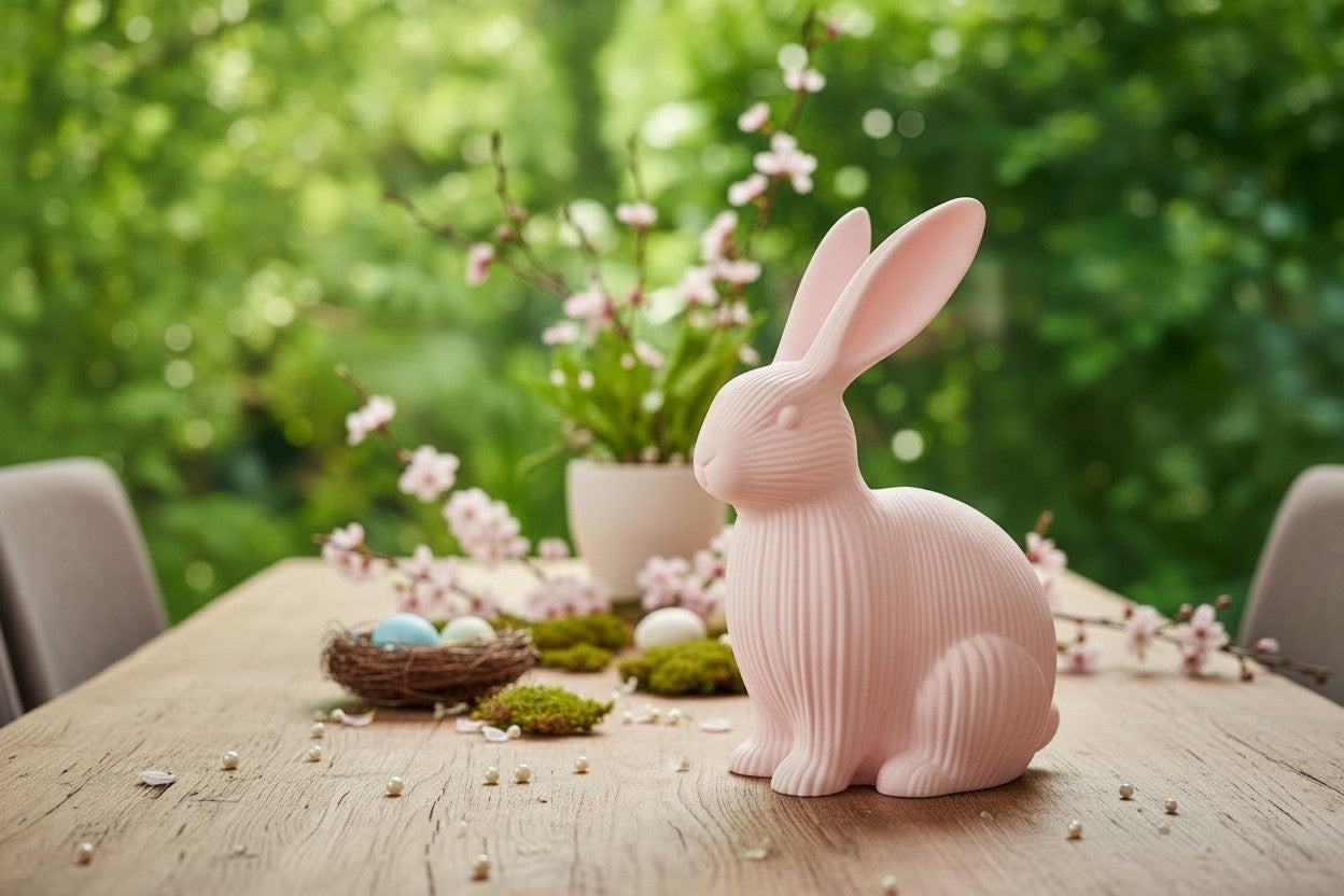 Easter bunny decorative figure