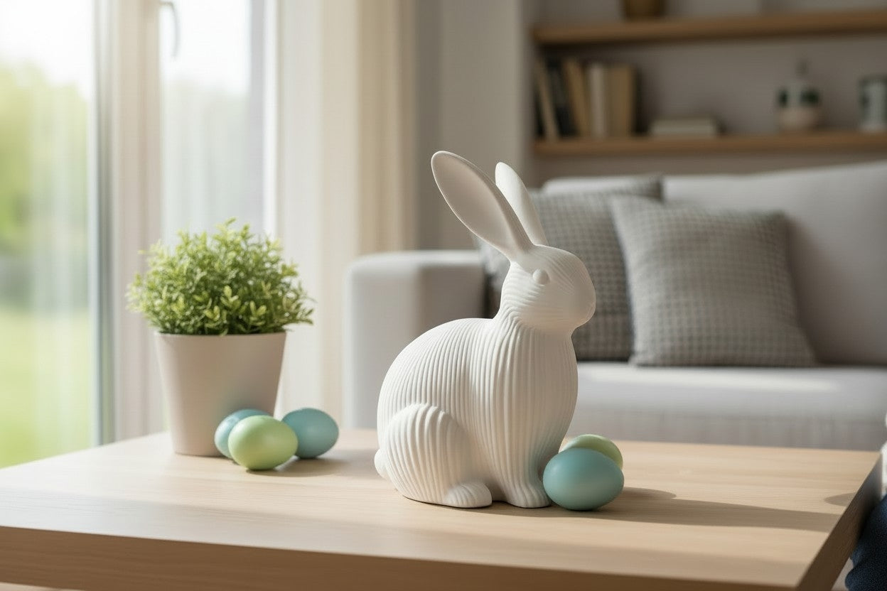 Easter bunny decorative figure