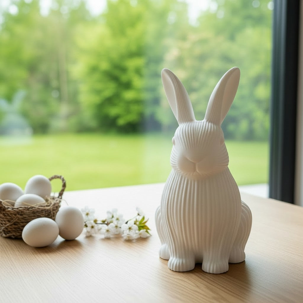 Easter bunny decorative figure
