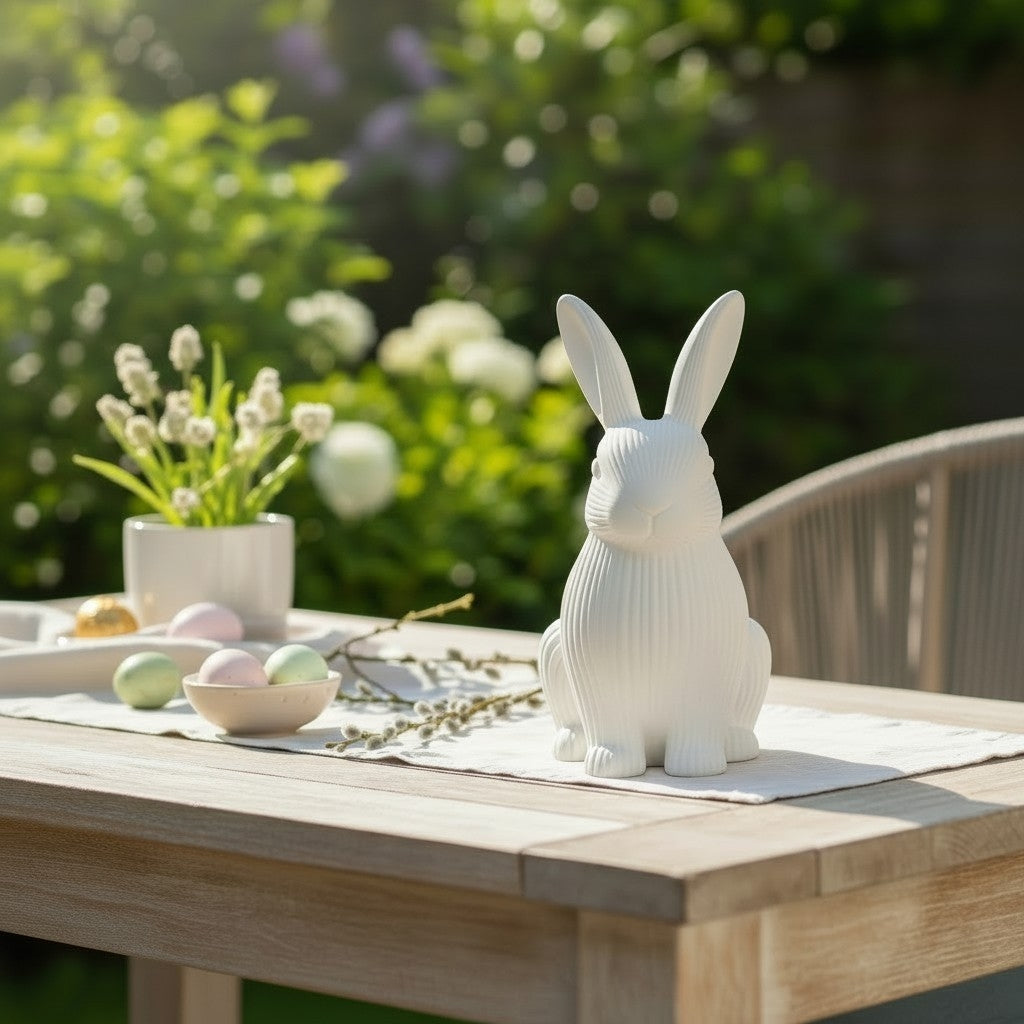 Easter bunny decorative figure