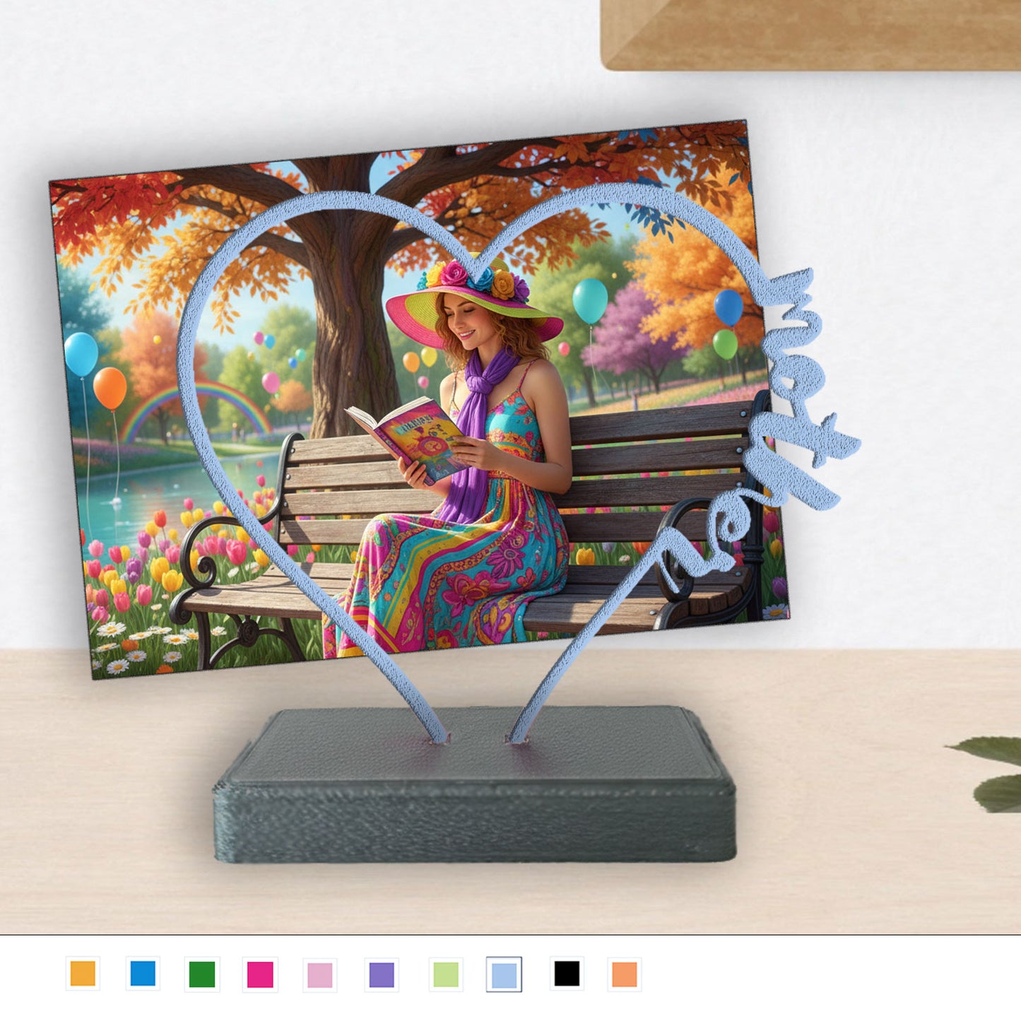 The Personalized Heart-Shaped 3D Printed Photo Display