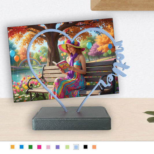 The Personalized Heart-Shaped 3D Printed Photo Display