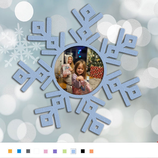 Snowflake with your photo