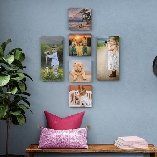 Mix of 6 Infinity Photo Tiles