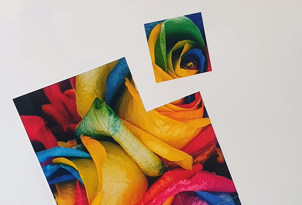 personalized 12 Fridge Magnets Square 6 by 6 cm (2.3 inch)