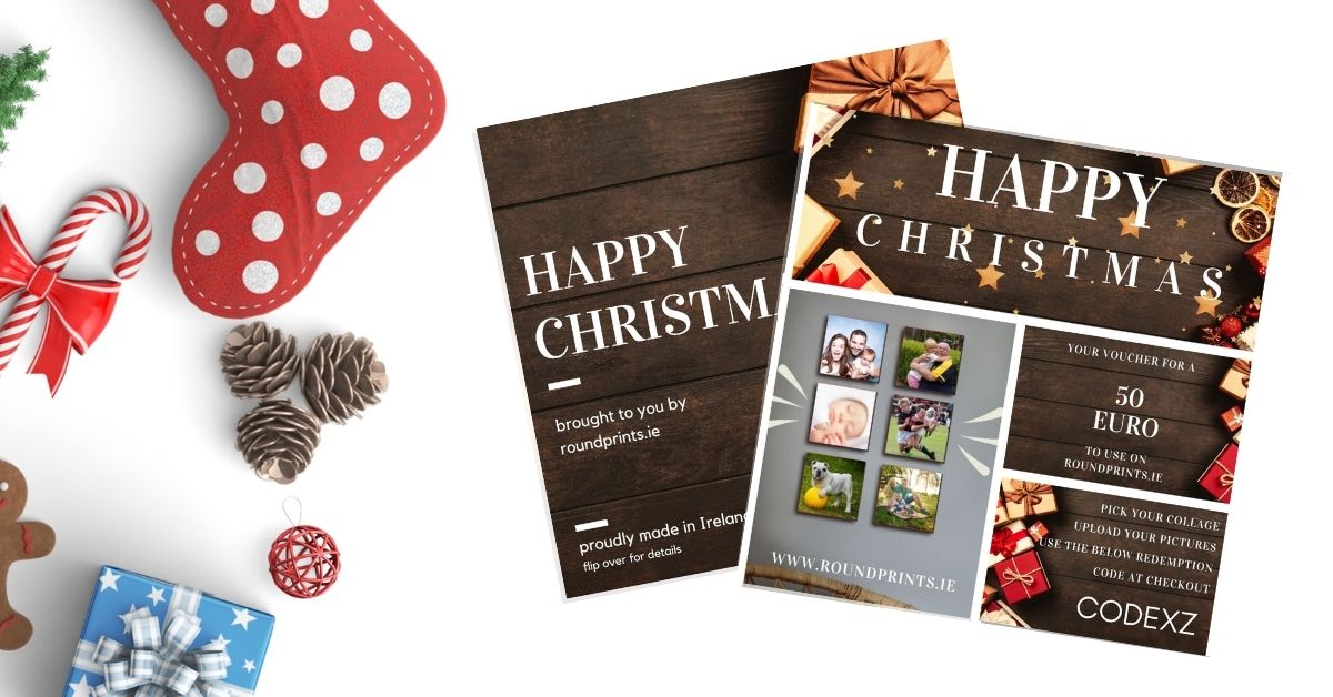 photo tiles voucher for Christmas